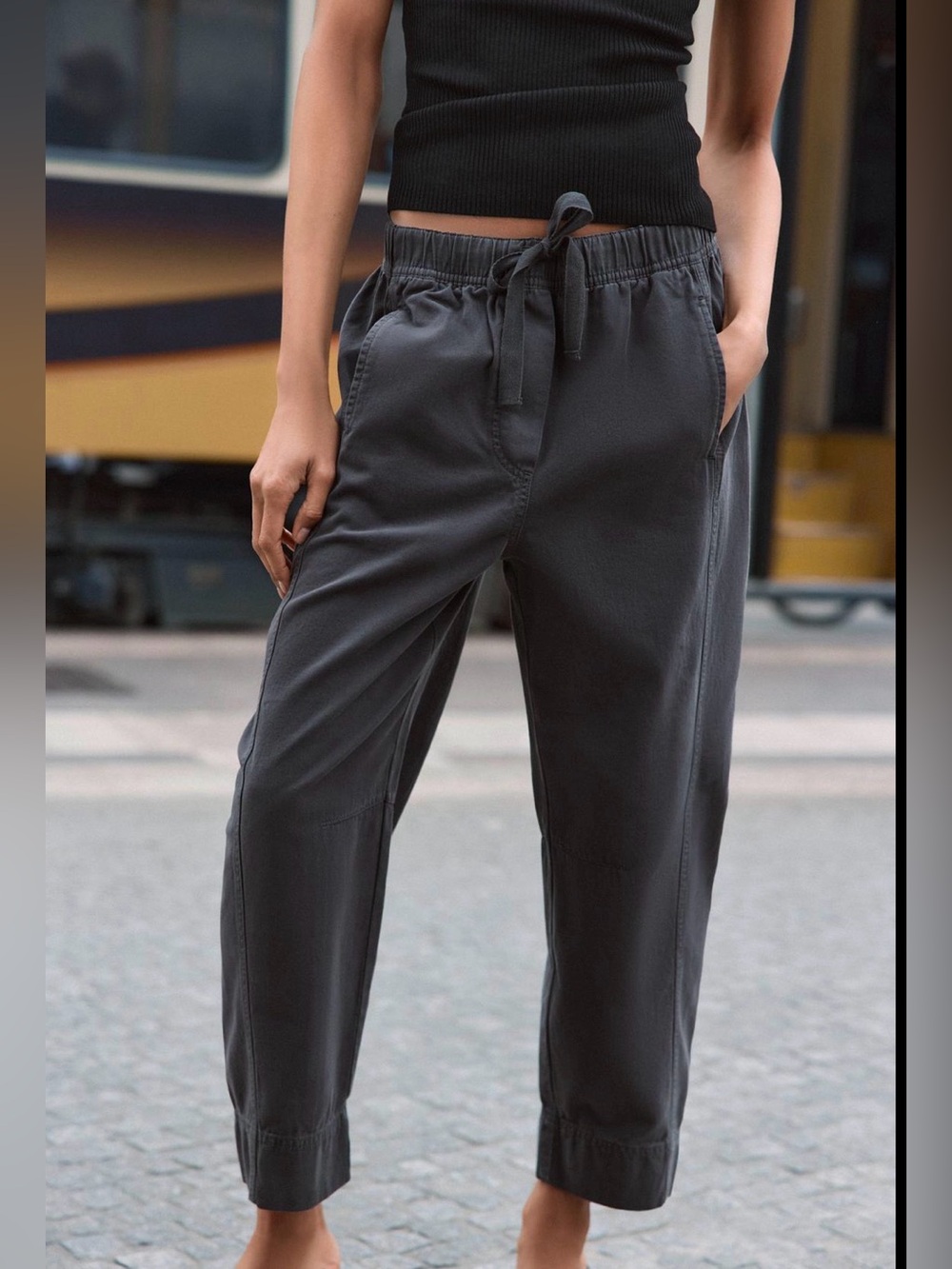 ZARA Elastic Waist Pants